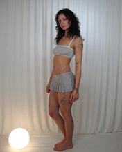Charger l'image dans la galerie, Charcoal Stripe Luci Mini Skort