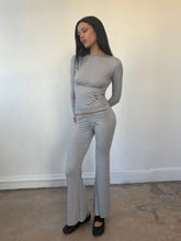 Load image into Gallery viewer, Charcoal Striped Mia Pant