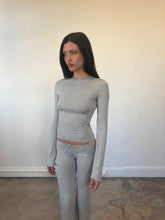 Load image into Gallery viewer, Charcoal Stripe Ari Top