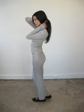 Load image into Gallery viewer, Charcoal Striped Mia Pant