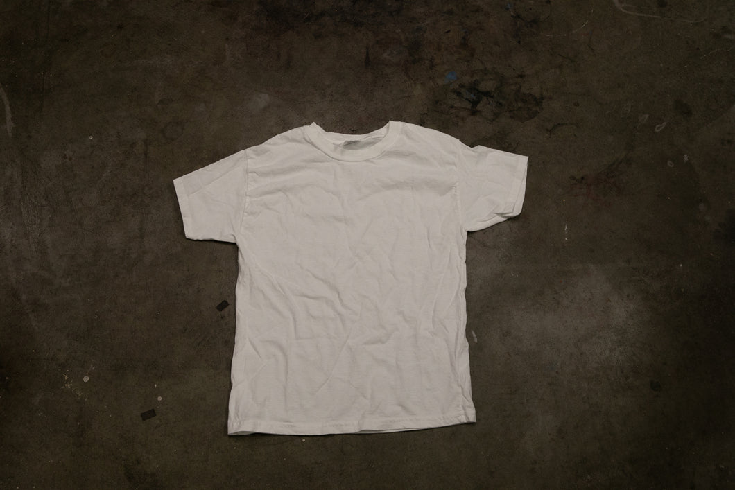 white baby tee