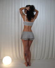 Charger l'image dans la galerie, Charcoal Stripe Luci Mini Skort

